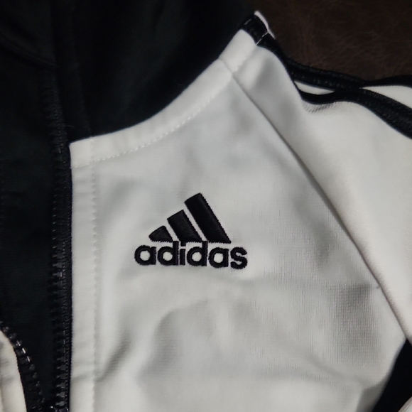 Track Jacket | Adidas | Black and White | Size 3 months - Picture 2 of 5